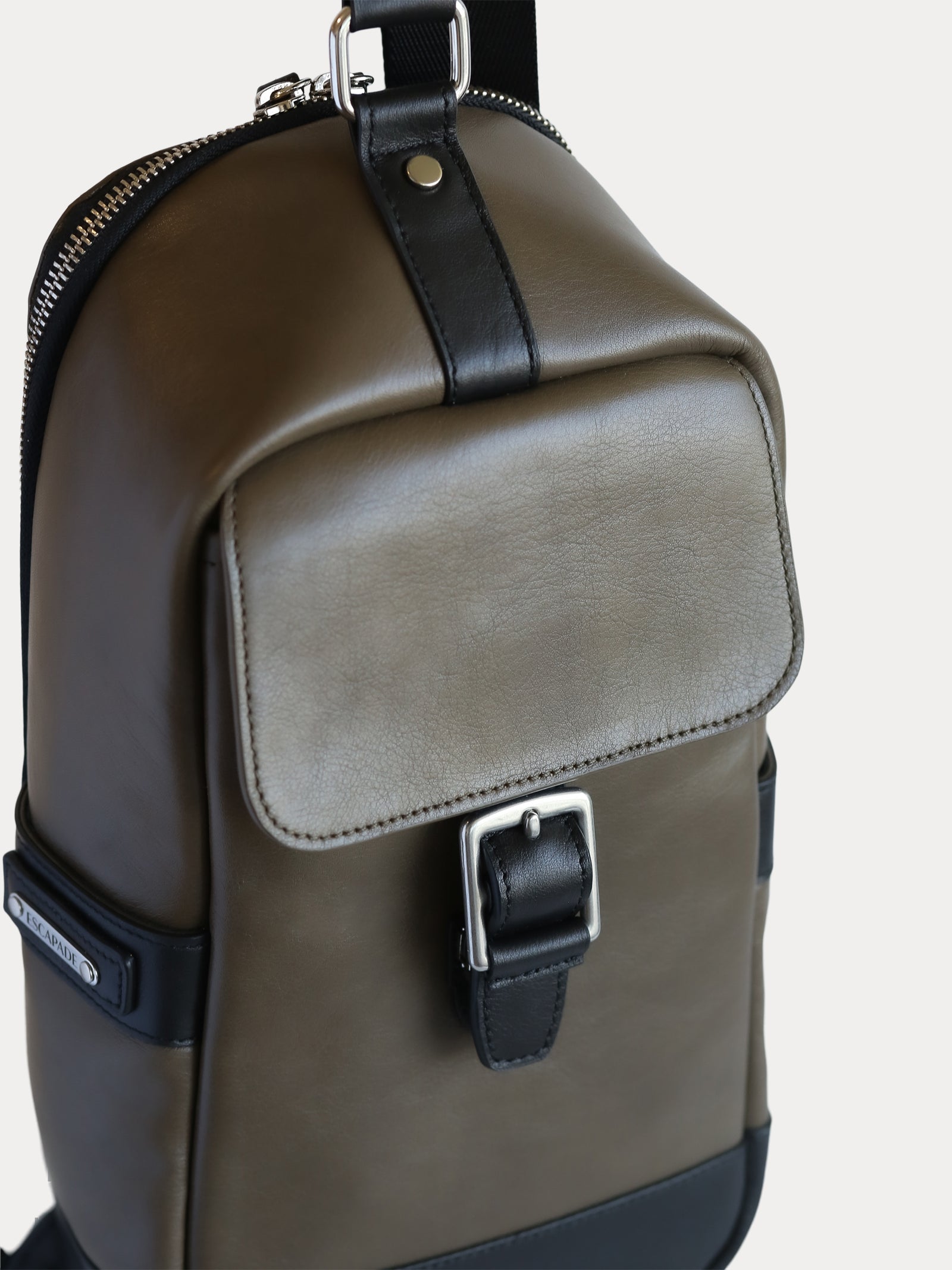 leather Sling Backpack
