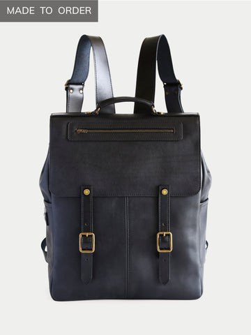 YorkVille Leather Backpack (Caramel Color)