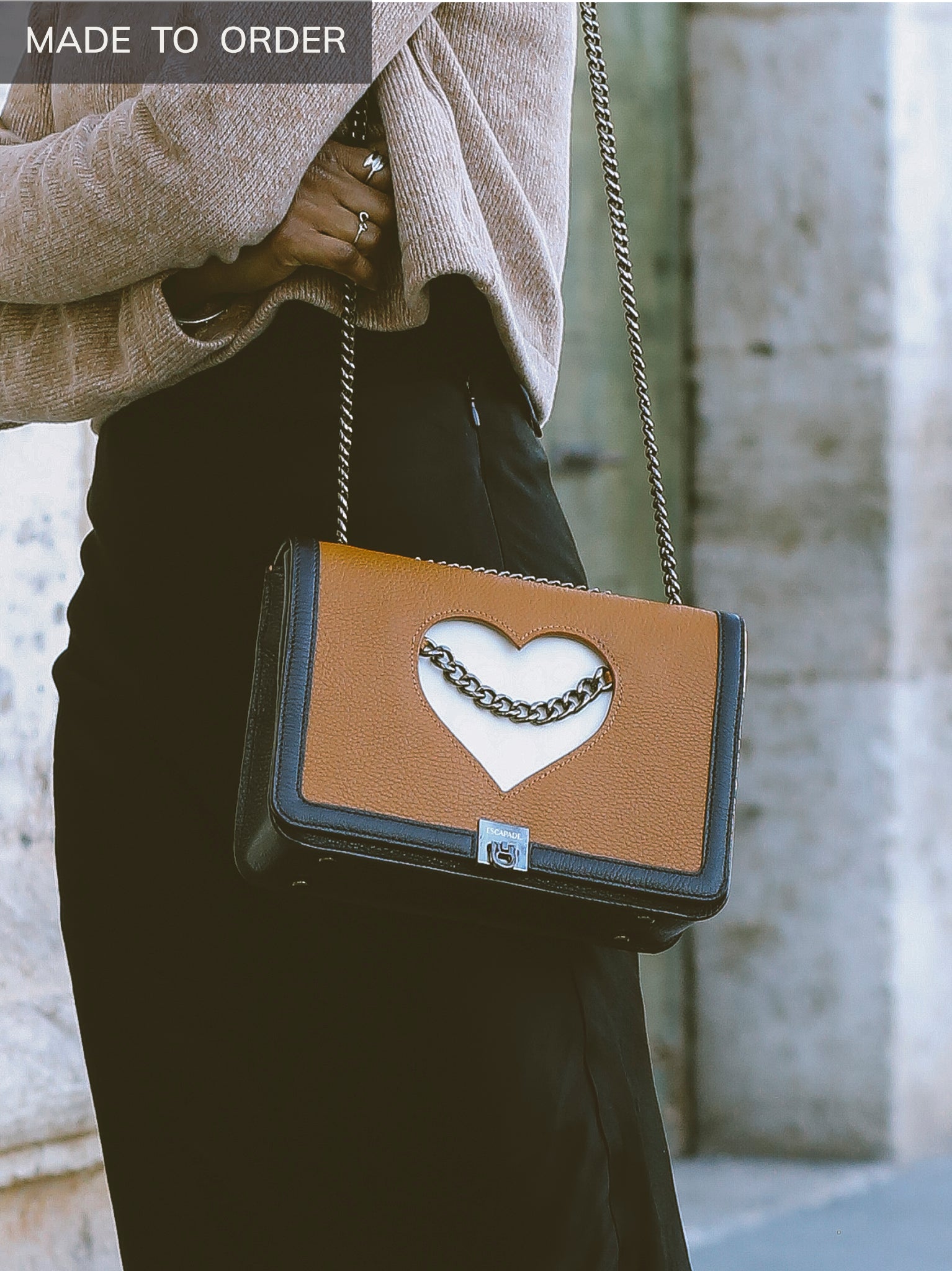 leather shoulder bag