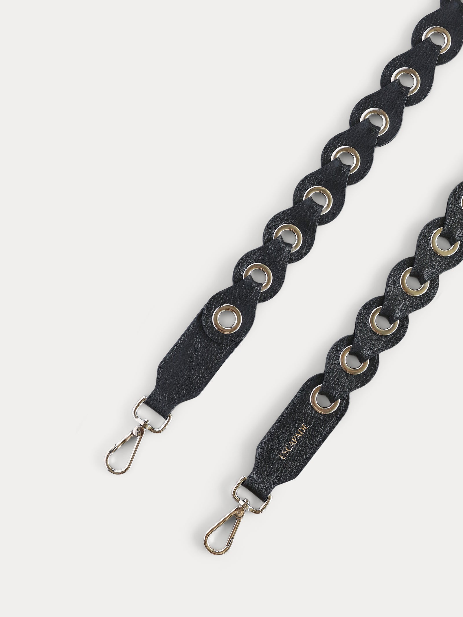 Love Escapade Black Leather Heart Bag Charm / Keychain – The Escapade Bag